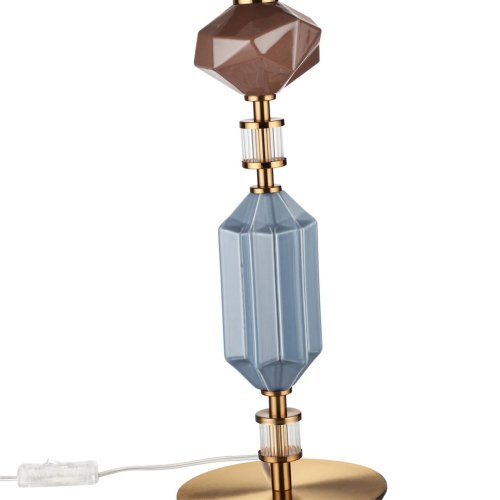 Настольная лампа Terra 5414/1T Odeon Light прозрачная на 1 лампу, основание античное бронза керамика металл в стиле классический современный фото 6