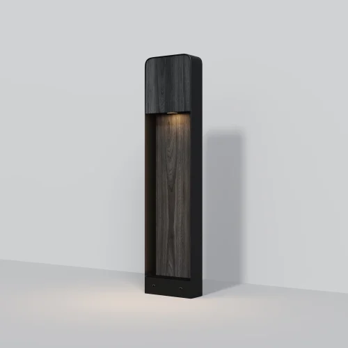 Парковый светильник LED Porte O481FL-L7BWD3K Maytoni уличный IP чёрный на 1 лампу, плафон чёрный в стиле хай-тек современный LED фото 3