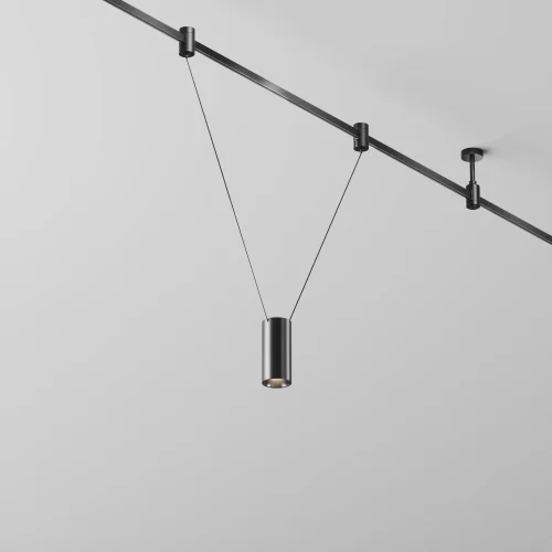 Трековый подвесой светильник Focus Led Flarity 4000K 12Вт 38° TR157-1-12W4K-B Maytoni чёрный для шинопроводов серии Magnetic trаck system Flarity чёрный фото 3