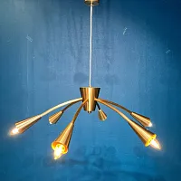 Люстра подвесная FINLEY 140683-26 ImperiumLoft медь на 6 ламп, основание медь в стиле минимализм 