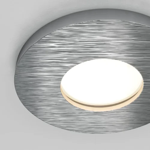 Светильник точечный Stark DL083-01-GU10-RD-S Maytoni серебряный 1 лампа, основание серебряное в стиле современный  фото 2