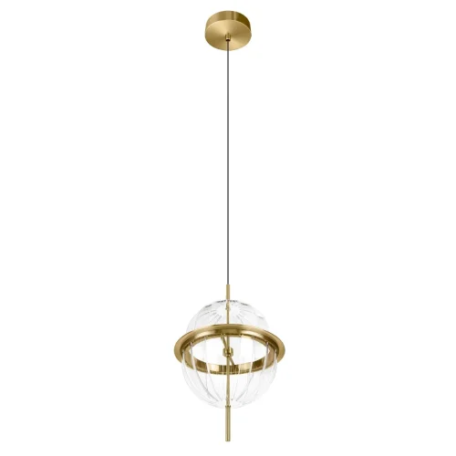 Светильник подвесной LED Tranquility 10397/C LOFT IT прозрачный на 1 лампу, основание медь в стиле современный фото 3