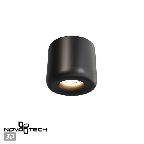 Светильник накладной LED Lisse 359440 Novotech чёрный на 1 лампу, основание чёрное в стиле современный фото 5