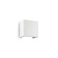 Бра FLASH GESSO AP1 SMALL Ideal Lux белый на 1 лампу, основание белое в стиле современный минимализм 