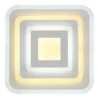 Бра LED 10207/1LED Escada белый 1 лампа, основание белое в стиле современный квадраты