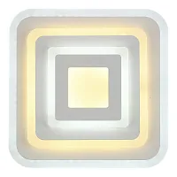 Бра LED 10207/1LED Escada белый на 1 лампу, основание белое в стиле современный квадраты