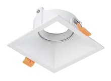 Светильник точечный CLT 009C1 WH Crystal Lux белый 1 лампа, основание белое в стиле модерн 