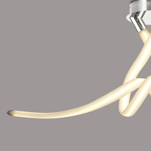 Светильник потолочный LED Armonia 6723 Mantra белый 1 лампа, основание хром в стиле современный хай-тек  фото 3