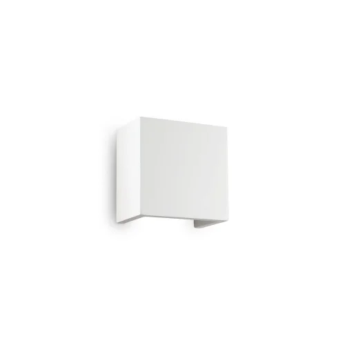 Бра FLASH GESSO AP1 SMALL Ideal Lux белый на 1 лампа, основание белое в стиле современный минимализм 