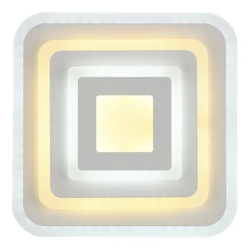 Бра LED 10207/1LED Escada белый на 1 лампу, основание белое в стиле современный квадраты