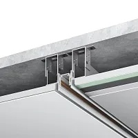 Шинопровод магнитный встраиваемый под ГКЛ 12мм 2м Skyline 48+ ST1004.529.12 ST-Luce белый в стиле хай-тек для светильников серии Skyline 48+ шинопровод магнитный гкл 12мм