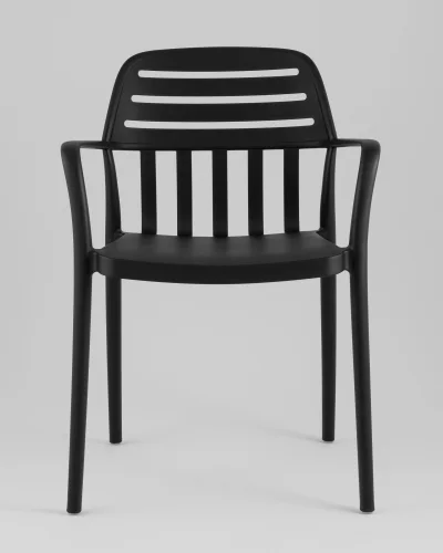 Стул Siena, пластик черный УТ000039938 Stool Group, чёрный/пластик, ножки/пластик/чёрный, размеры - *800**** фото 2