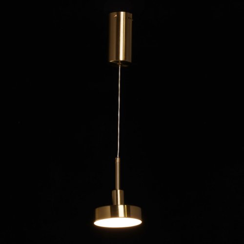 Светильник подвесной LED Гэлэкси 632018401 DeMarkt латунь 1 лампа, основание латунь в стиле хай-тек  фото 2