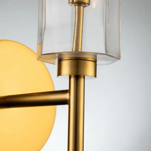 Бра Gracilis 2648-1W Favourite прозрачный на 1 лампа, основание латунь в стиле классический современный  фото 4