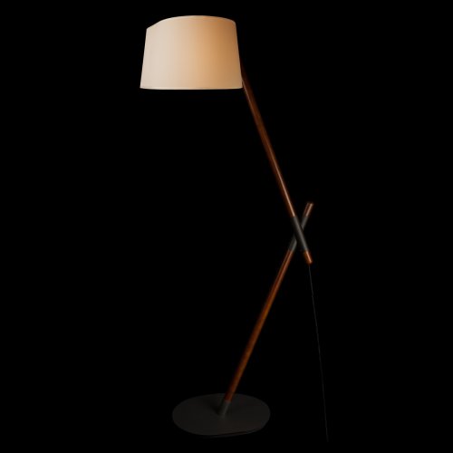 Торшер Эмма / Emma 10567F Dark wood LOFT IT белый на 1 лампу, основание коричневое в стиле винтаж кантри фото 2 Торшер Эмма / Emma 10567F Dark wood LOFT IT белый на 1 лампу, основание коричневое в стиле винтаж кантри фото 2