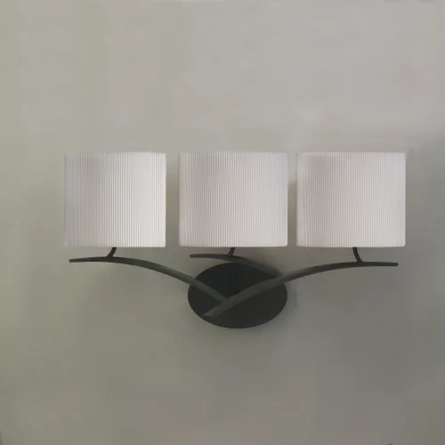 Бра Eve 1156 Mantra белый на 3 лампы, основание чёрное серое в стиле современный  фото 2