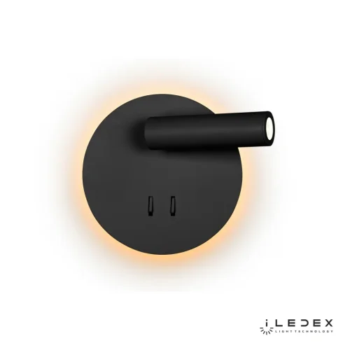 Бра с выключателем LED Tanki ER0569Y BK iLedex чёрный на 1 лампа, основание чёрное в стиле современный хай-тек для чтения фото 5