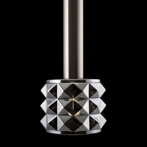Светильник подвесной Rock Me MOD027PL-01N Maytoni серый чёрный 1 лампа, основание никель в стиле современный  фото 3