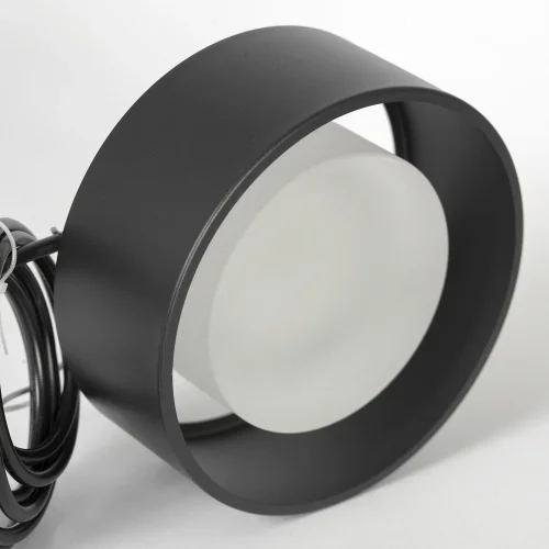 Светильник подвесной LED Lewisville LSP-7101 Lussole чёрный 1 лампа, основание чёрное в стиле хай-тек современный  фото 2