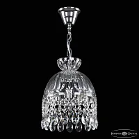 Светильник подвесной 5478/22 Ni Clear/M-1H Bohemia Ivele Crystal прозрачный 3 лампы, основание прозрачное никель в стиле классика sp
