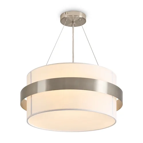 Светильник подвесной Bride FR5367PL-03N Freya белый на 3 лампы, основание никель в стиле современный фото 3 Светильник подвесной Bride FR5367PL-03N Freya белый на 3 лампы, основание никель в стиле современный фото 3