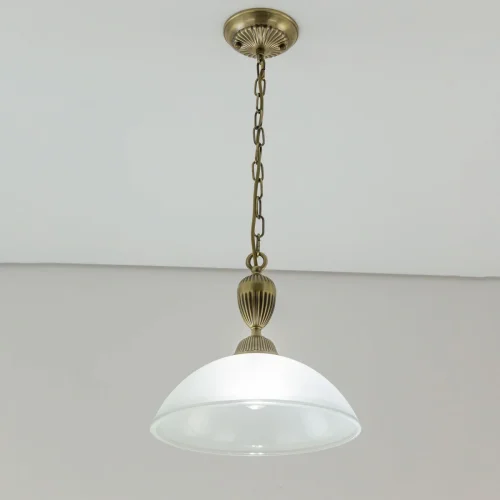 Светильник подвесной Латур CL413211 Citilux белый 1 лампа, основание бронзовое в стиле классический  фото 4
