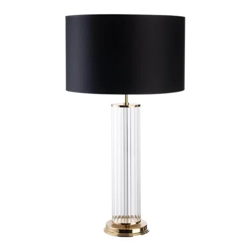 Настольная лампа Empoli EMP-LG-1(Z) Kutek чёрная 1 лампа, основание золотое металл в стиле американский 