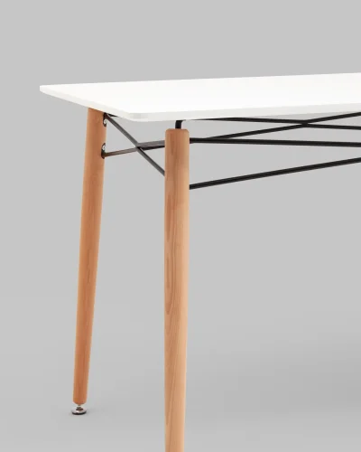 Стол обеденный Лондон New 120*80, белый УТ000038926 Stool Group столешница белая из мдф фото 4