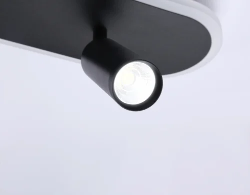 Светильник потолочный LED FL51452 Ambrella light чёрный 1 лампа, основание чёрное в стиле современный хай-тек линейный фото 5