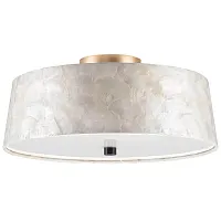 Люстра потолочная KEIKO 167600-26 ImperiumLoft белая на 6 ламп, основание золотое в стиле арт-деко фьюжн американский 