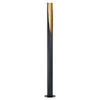 Торшер Prebone 39759 Eglo  золотой чёрный 1 лампа, основание чёрное в стиле минимализм современный
