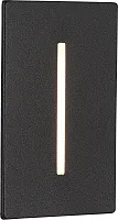 Встраиваемый светильник LED уличный Slim SL9519.408.01 ST-Luce уличный IP54 чёрный на 1 лампу, плафон чёрный в стиле современный хай-тек LED