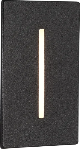 Встраиваемый светильник LED уличный Slim SL9519.408.01 ST-Luce уличный IP54 чёрный на 1 лампу, плафон чёрный в стиле современный хай-тек LED