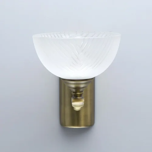Бра Афродита 317024601 MW-Light белый на 1 лампа, основание античное бронза в стиле классический  фото 5