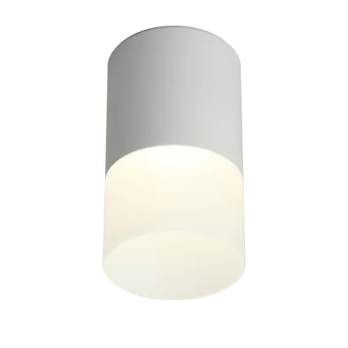 Светильник накладной LED Ercolano OML-100009-05 Omnilux белый на 1 лампу, основание белое в стиле хай-тек круглый