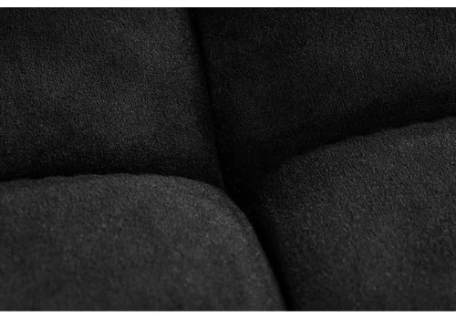 Полубарный стул Амаури катания блэк / черный матовый 507430 Woodville, чёрный/велюр, ножки/металл/чёрный, размеры - ****350*360 фото 6