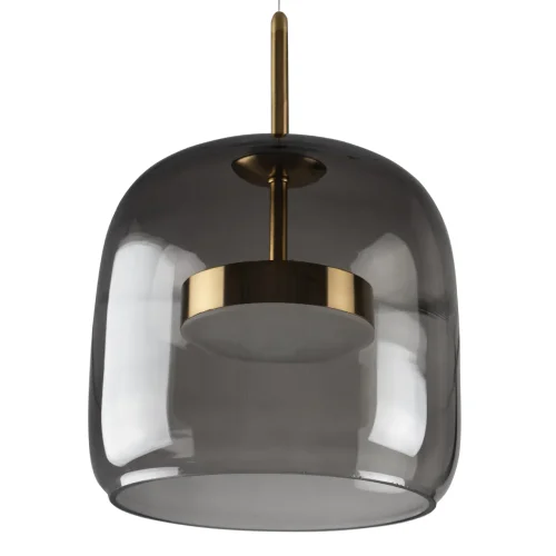 Светильник подвесной LED Dauphin 10041A LOFT IT чёрный 1 лампа, основание золотое в стиле современный выдувное фото 3