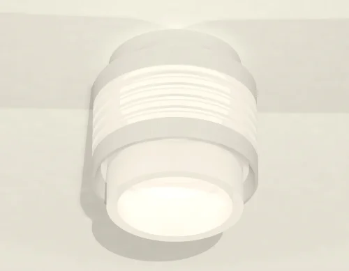 Светильник накладной XS8431001 Ambrella light белый 1 лампа, основание белое в стиле хай-тек круглый фото 2