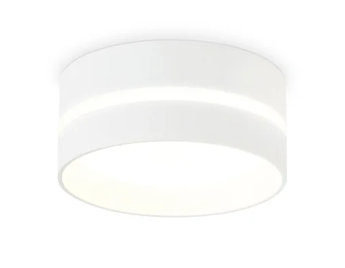 Светильник накладной TN5391 Ambrella light белый 1 лампа, основание белое в стиле хай-тек современный круглый