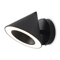Бра LED Etro FR6141WL-L7B Freya чёрный на 1 лампу, основание чёрное в стиле современный хай-тек 