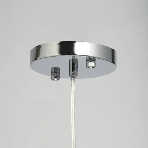 Светильник подвесной Бриз 111011501 DeMarkt прозрачный 1 лампа, основание хром в стиле классический  фото 10