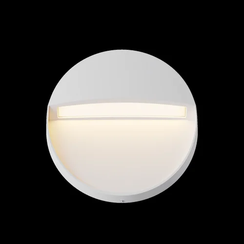 Подсветка для лестниц LED Mane O046SL-L3W3K Maytoni уличный IP54 белый на 1 лампу, плафон белый в стиле современный хай-тек LED фото 11