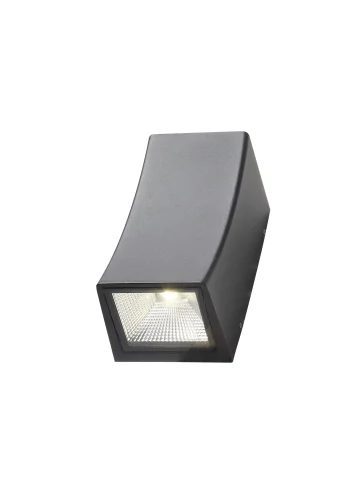 Настенный светильник LED SL088.421.02 ST-Luce уличный IP54 чёрный 2 лампы, плафон чёрный в стиле хай-тек современный LED фото 4