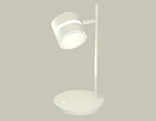 Настольная лампа офисная XB9801202 Ambrella light белая 1 лампа, основание белое металл в стиле современный хай-тек 