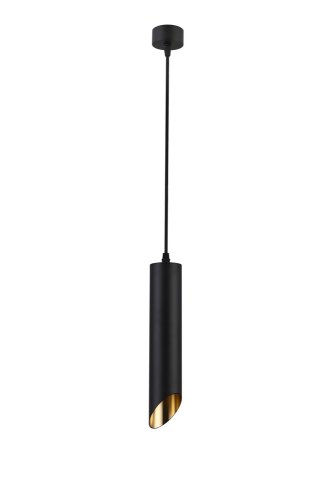 Светильник подвесной Lipari P044PL-01-30GU10-B Maytoni чёрный 1 лампа, основание чёрное в стиле модерн трубочки