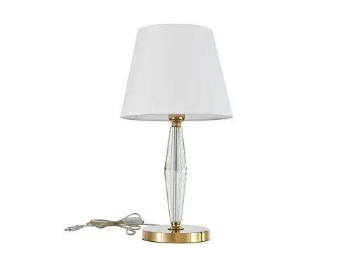 Настольная лампа без абажура 11601/T gold Newport бежевая белая 1 лампа, основание золотое металл в стиле современный американский  фото 2