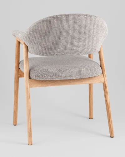 Стул обеденный Tavu с деревянными ножками, серый УТ000041727 Stool Group, /, ножки//, размеры - ***** фото 7