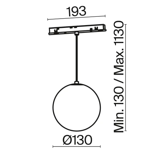Трековый подвесной светильник Luna 3000-4000K 5Вт 360° Dim Dali Magnetic track system Exility TR039-4-5WTW-DD-B Maytoni белый для шинопроводов серии Magnetic track system Exility чёрный фото 9