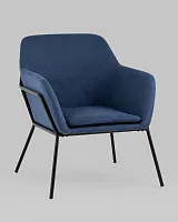 Кресло Шелфорд New, синий УТ000038602 Stool Group, /, ножки//чёрный, размеры - *810***660*680мм