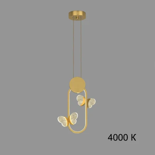 Светильник подвесной BABETTA GEOMETRY C Brass 4000К 212869-23 ImperiumLoft прозрачный 3 лампы, основание латунь в стиле современный 